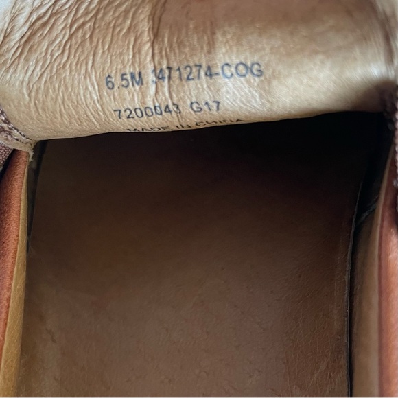 Frye Ivy Leather Slip-On Sneakers Cognac Brown Women’s 6.5 - Picture 11 of 12